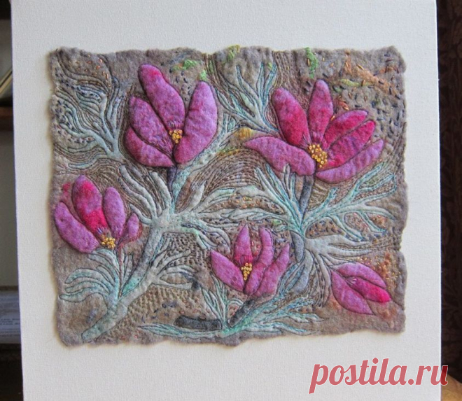 Pulsatilla - Jackie Cardy Textiles