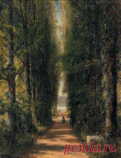Боголюбов Алексей Петрович (1824-1896)
«Аллея», 1867
