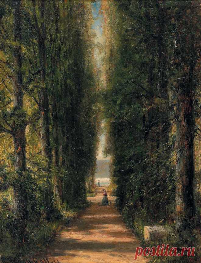 Боголюбов Алексей Петрович (1824-1896)
«Аллея», 1867