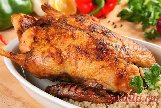 Рецепт как приготовить Запеченная утка с овощами пошагово с фото