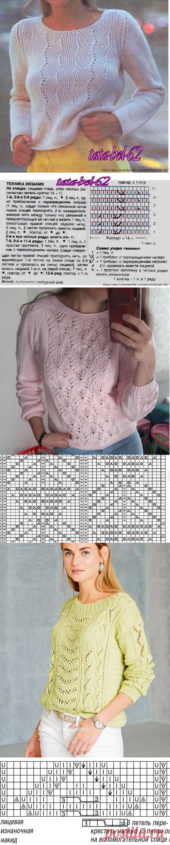 Вязаные модели шикарных джемпров спицами на бабье лето | ВЯЗАНИЕ СПИЦАМИ И КРЮЧКОМ | Яндекс Дзен