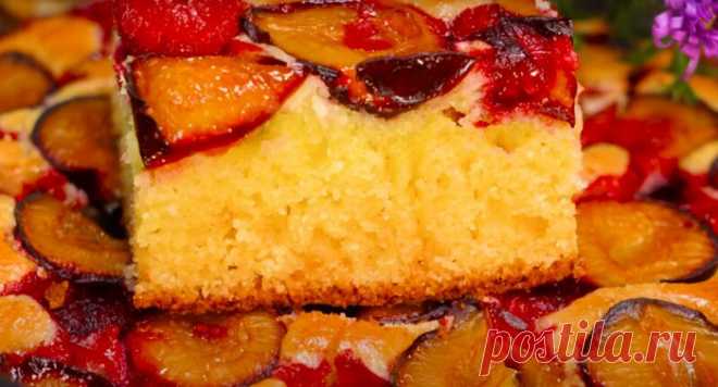 Самый быстрый манник. Вкусный рецепт: мягкий и нежный пирог, тесто воздушное, как облачко