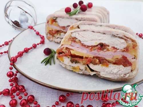 Слоеная мясная закуска на Новый год – кулинарный рецепт