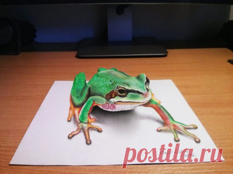 Невероятные 3D рисунки просто фантастика