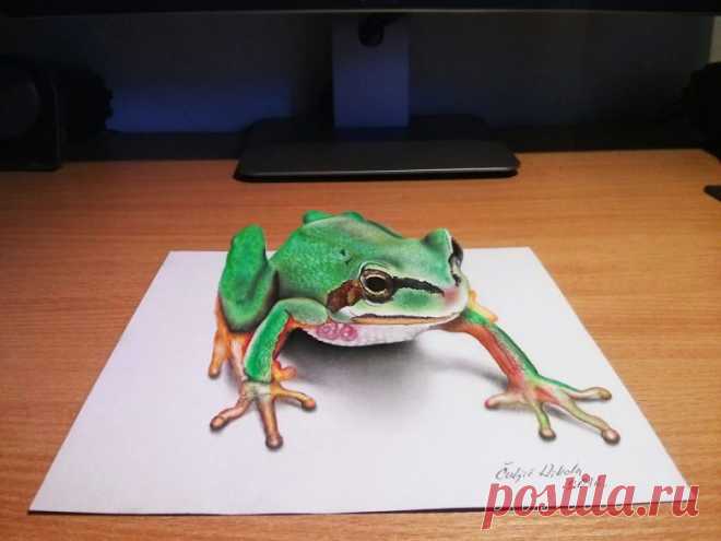 Невероятные 3D рисунки просто фантастика