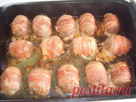 Котлеты в беконе. Маринкины творинки