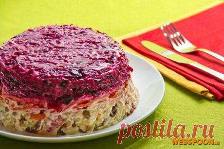 Овощной салат с черносливом | Рецепт салата с черносливом с фото | Овощной салат слоями на Webspoon.ru