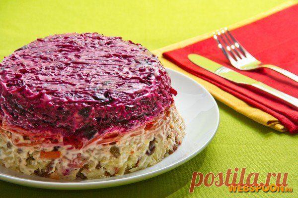 Овощной салат с черносливом | Рецепт салата с черносливом с фото | Овощной салат слоями на Webspoon.ru