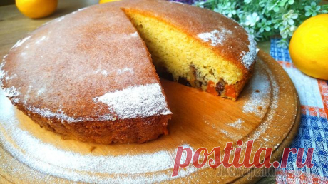 Сказочный пирог с тыквой, орехами и сухофруктами