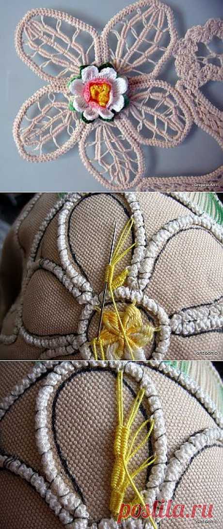 MACRAME' RUMENO - POINT LACE