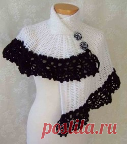 Шарф-накидка "Королевский паж". - 4 Сентября 2012 - Золотыеручки.ukoz.ru