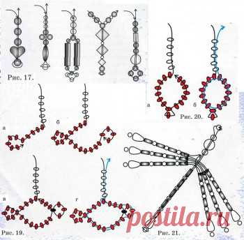 Плетение подвесок / Кулоны и подвески, Основы бисероплетения / Biserok.org