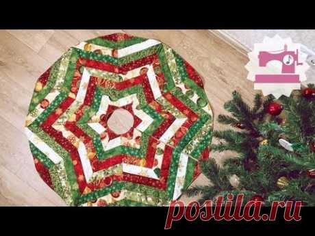 Юбка под елку своими руками
