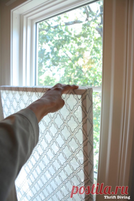 How to Make a Pretty DIY Window Privacy Screen Making a DIY privacy window screen is the perfect DIY window treatment. If you can't hang curtains, have an odd-shaped window, or would love to remove the privacy screen to let in light during the
