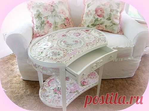 Мозаика из битой посуды. Идеи для украшения из осколков посуды