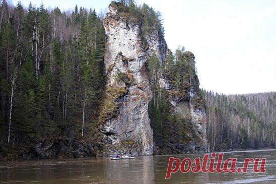 Река Чусовая. Урал. Россия.