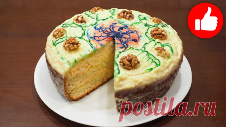 Вкусные рецепты. ДОМАШНИЙ ТОРТ