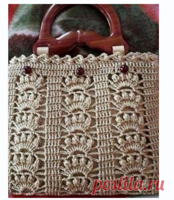 Узор для вязания сумки крючком