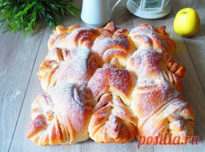 Огромная булка - пирог, или воздушная выпечка, которая покорит своей красотой. | Вкусная история | Яндекс Дзен