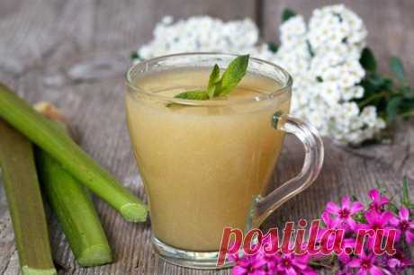 Кисель из ревеня - рецепт с пошаговыми фото / Меню недели