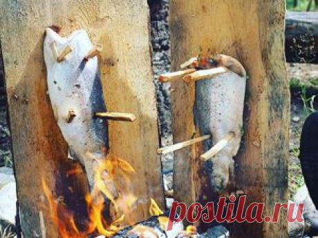 Мастер-класс : Рыба на колышках и яйцо на веточке. Рецепты викингов