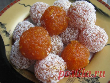 Морковные конфеты