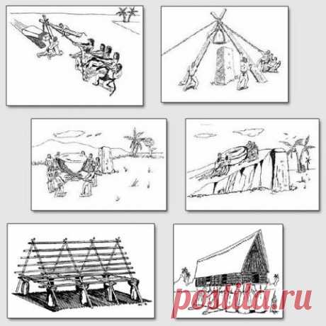 Древности Тихоокеанского региона. Часть. 6. Колонны и арки