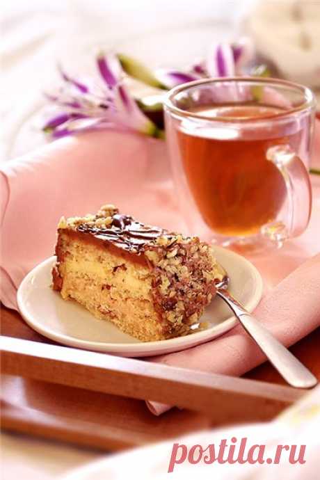 Торт с кофейной, лимонной и шоколадной начинками - Pan Fairy