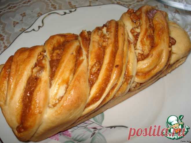 Кранц с вареной сгущенкой и орехами Кулинарный рецепт(***)