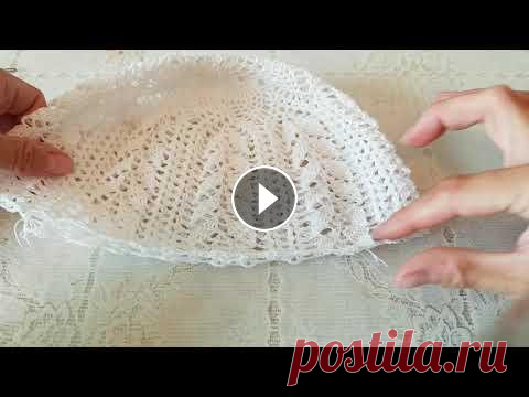 Вяжем шляпку крючком. Часть 1 We knit a hat with a hook. Part 1 Видео урок. Вяжем шляпку We knit a hat with a hook. Part 1...