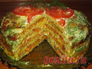 Лучшие кулинарные рецепты: Вкуснейший тортик из кабачков