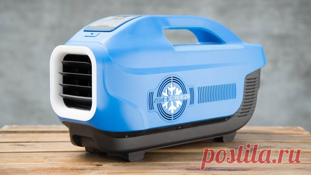 Portable air conditioner would do more than keep things cool A San Francisco-based startup has launched a Kickstarter campaign for a portable air conditioner that packs more than just a rotary compressor. The Zero Breeze is designed to illuminate, play music over Bluetooth, power devices, and last up to five hours on its rechargeable battery.