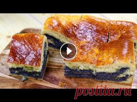 МАКОВЫЙ ПИРОГ. НУ ПРОСТО ТАЕТ ВО РТУ!!!