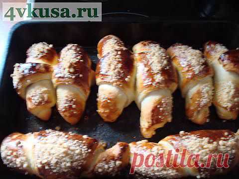 Рогалики с изюмом | 4vkusa.ru