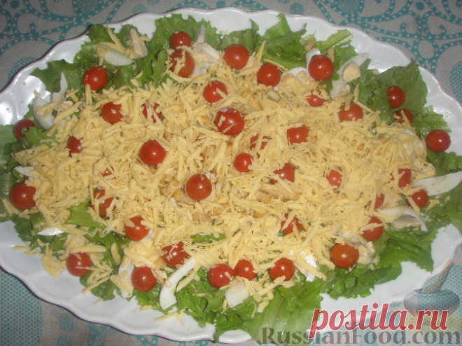 Рецепт: Cалат Цезарь на RussianFood.com