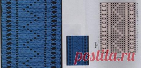 Филейное вязание. Узоры канвы | Эфария