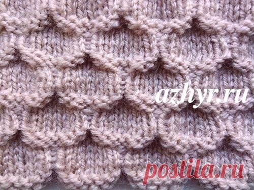 Рельефный узор со снятыми петлями похожий на соты — описание и схема

Источник: http://azhyr.ru/28-relefnyj-uzor-so-snyatymi-petlyami..

Рапорт данного узора 8 петель +2 кромочные +4 петли для симметрии. В высоту повторять с 1-16 ряд. Вязать по схеме на которой показаны лицевые и изнаночные ряды. Вязание начинать с кромочной и петель перед рапортом, затем повторить нужное количество рапортов и заканчивать петлями после рапорта и кромочной.