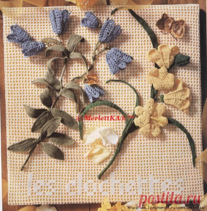 Мотивы ирландского кружева