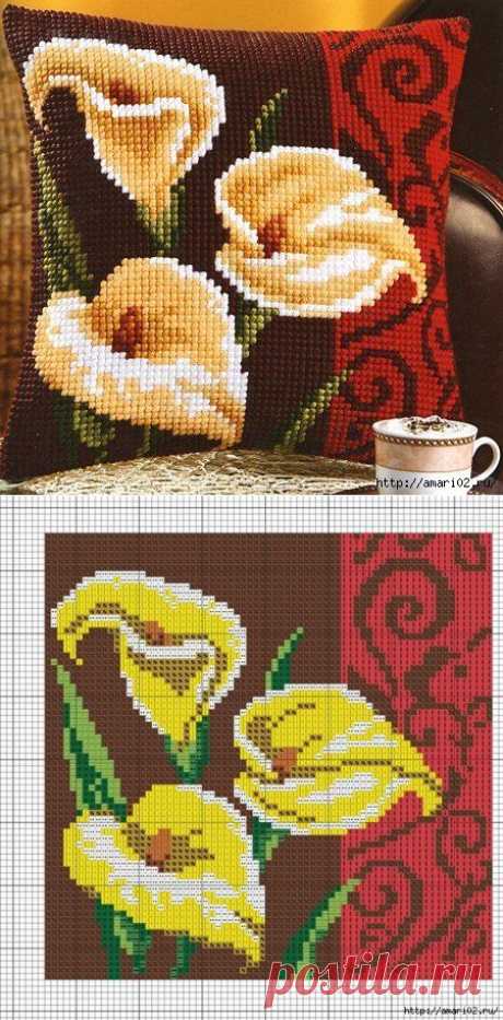 ВЫШИВКА ДЛЯ ПОДУШЕК.