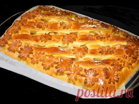 Мало теста, много начинки! ✧ Большой Яблочный Пирог
