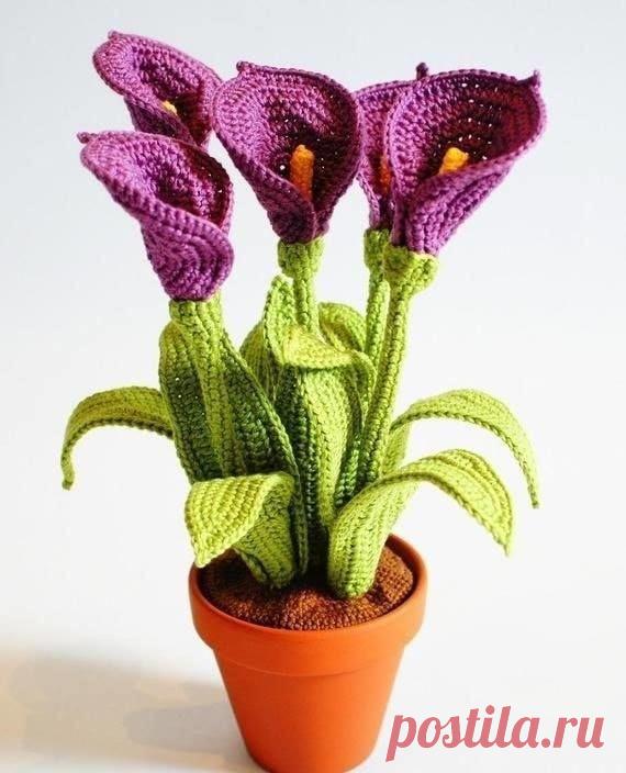 Цветы крючком. Для вдохновения.