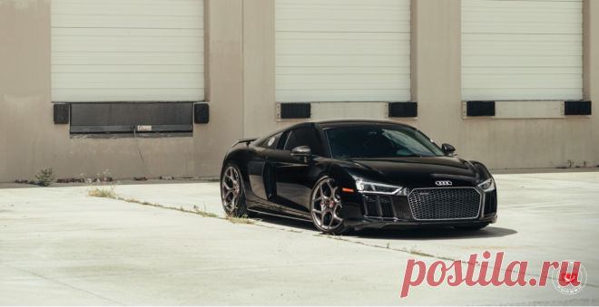 Audi R8 V10 Plus поставили на колеса Vossen - UINCAR