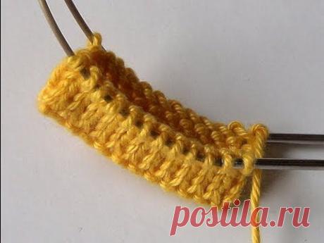 01.5 - Вязание: BROKEN Ridge - супер-легкий удар - депутаты обмотки-стоп - Пример 5 - YouTube