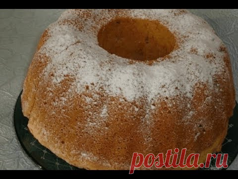 СУПЕР КЕКС НА КЕФИРЕ. БЫСТРО И ПРОСТО.