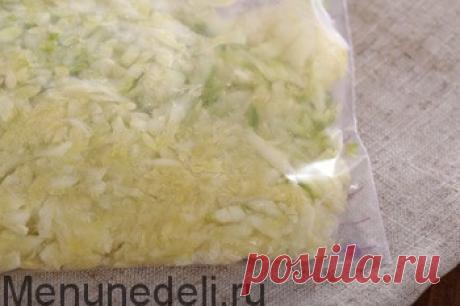 Как заморозить кабачки / Меню недели