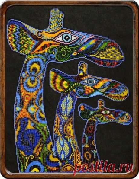 Compre el bordado &quot;Jirafa&quot; (art. B83) de &quot;bordar con cuentas&quot;