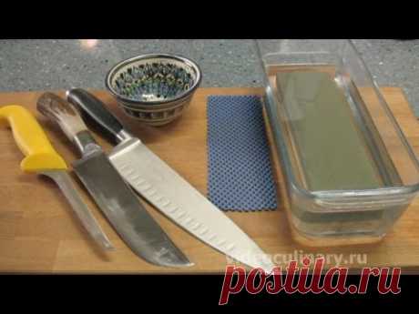Рецепт - Заточка ножей от https://videoculinary.ru