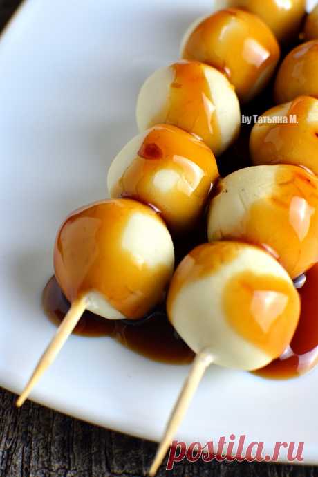 Десерт "Митараси данго" | Кулинарный блог Татьяны М.