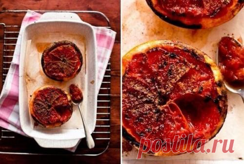 Запеченный грейпфрут с корицей. | Здоровье человека