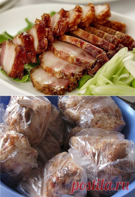 Невероятно вкусное сало в пакете! Готовлю только так!